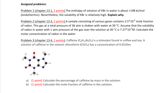 The enthalpy of solution of KBr in water is about