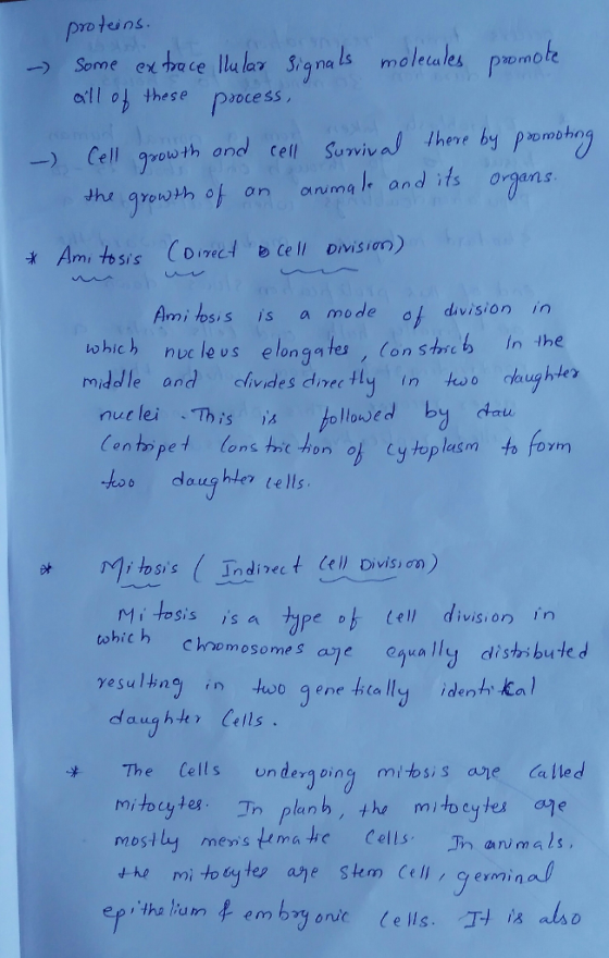 protuns. Some ex tace llu lar a na ls moletales pomote arll of these process o these pooce here by poomoh Cell gyowth and ce