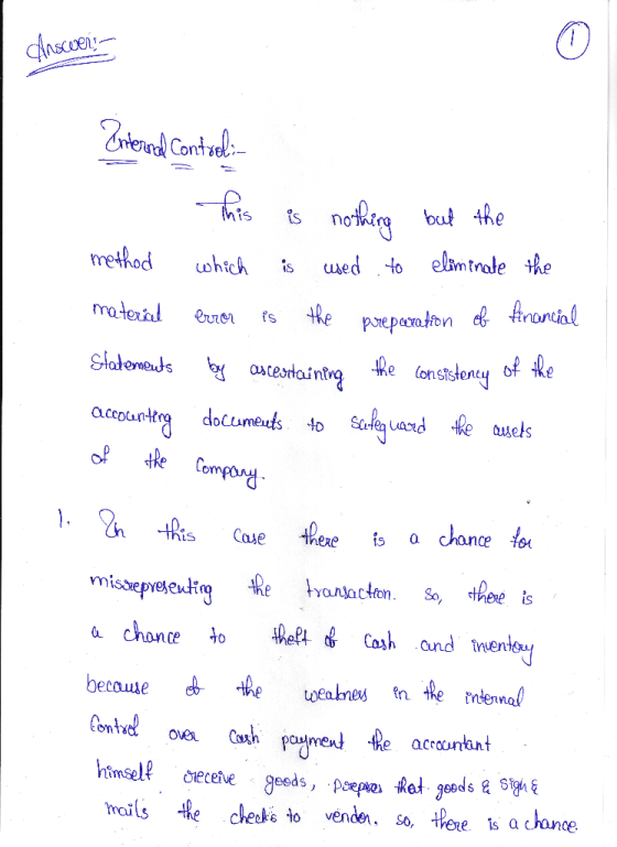 Answers Zvered Contrelin 1 This is nothing but the method which is used to eliminate the material error is the preparation of