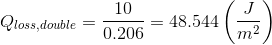 の106-48.514 (m2) = 48.544 2 Qloss.doubleー0.206