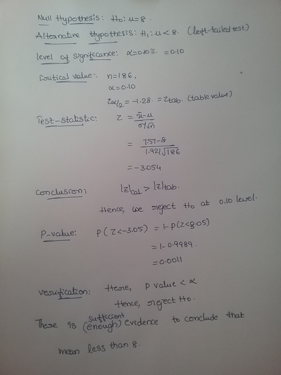 Mull Hypothesis: Hor us & Alteanatene Hypothesis: Hiu<8. Clett-tailed test) level of significance: 220103. 20-10 Coritical va
