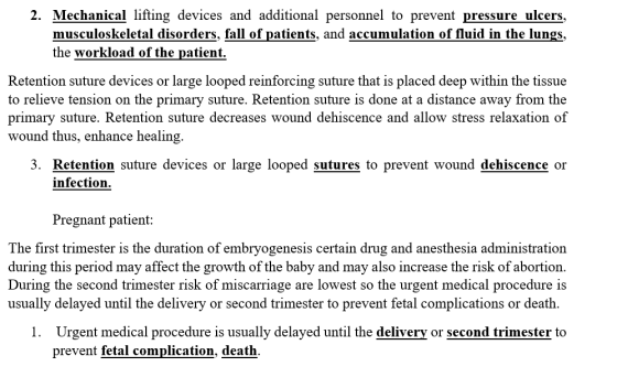 2. Mechanical lifting devices and additional personnel to prevent pressure ulcers, musculoskeletal disorders, fall of patient