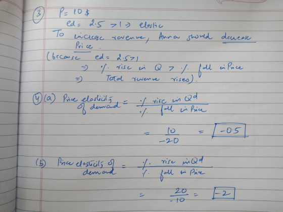 2.5712 eleshe ed- To nccac xwe enve, Anna shod deucoe Pri ce ed 571 is brcaure 7 rises) Totol Ywemve a) Pie elosiul5 demad -0