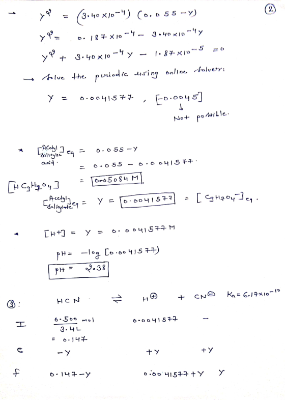 - ypp = (3.40x1024) (0.0 55 - ) yo = 0.187 X10 -4- 3•40 x10 mly 3.40 x10 -4 y - 1.81x10 -5 =0 yP+ folve the periodic earing o