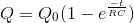 Q=Q_{0}(1-e^{\frac{-t}{RC}})