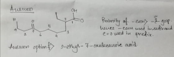 Ausi wen OH 10 2 5 Priority of egory - e-gop hence - cool used insufix and e=o used in prefix. 7 3 a 6 Auswers option f> -eth