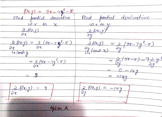 Find fb, y) = 9x79 - 5 partial derivative wr to 2 derivative find partial wer to y 24/2017) θα 2#41) = (03 775) | an Le conct