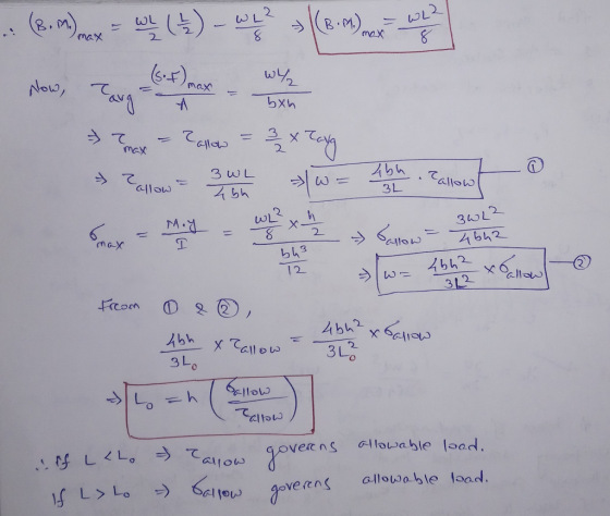 & max = ? allow = 3x tang - * Callow - 3 with W= 1bh calonat a 543 from froom 0 0 16 xall розL 3L 4662 x Gallow เo) Gollow Ta