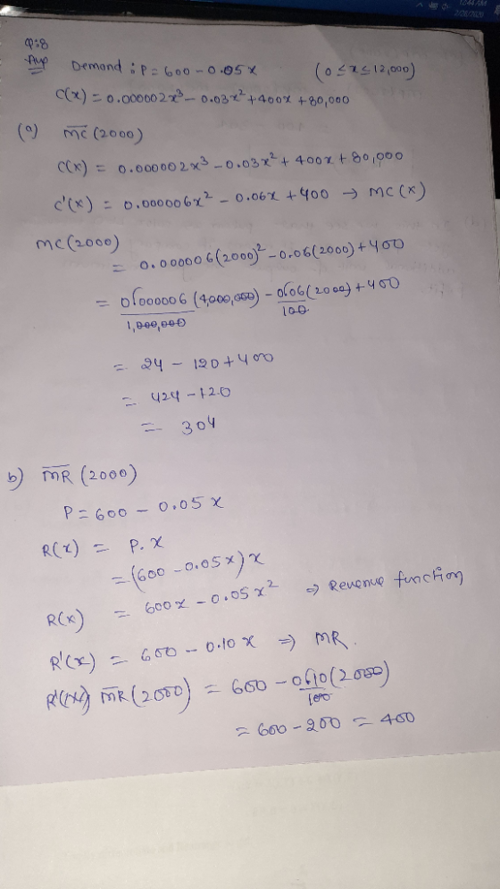 hup Demand &p=600 -0.05% (ozx212,000) c(x) = 0.00000222 - 0.0377400% +80,000 (②) mc (2000) CCX) = 0.00000 2x3 -0.03% + 400% +