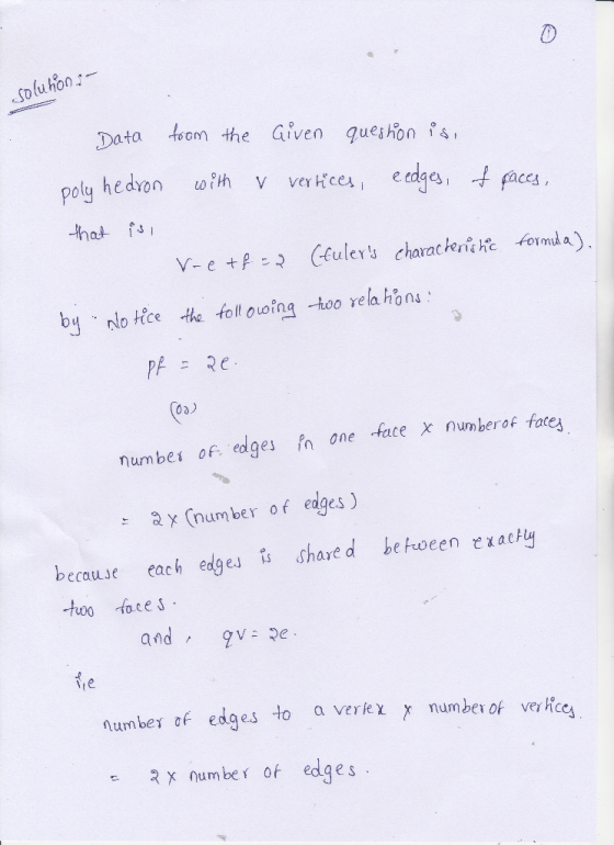 Dluhon. Data from the Geven gued片onas 0a) gne -face x numberof face x (number of eages) taces number of edges to a ver, fe χ