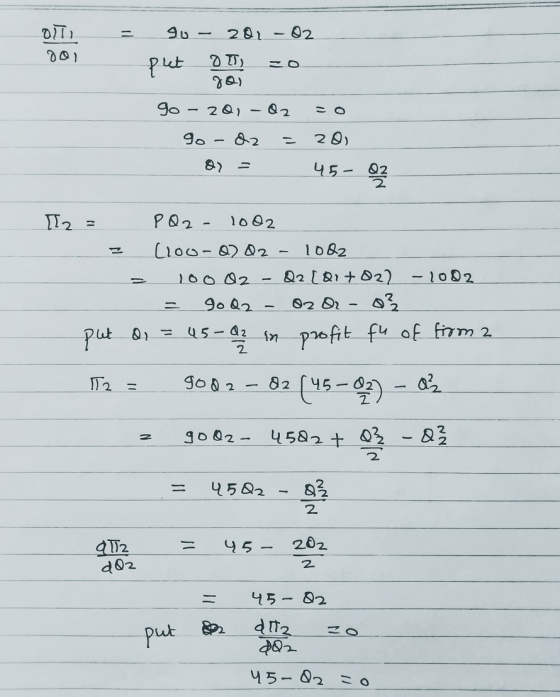OTI 001 = go - 201 - 02 put o zo ja) 90 - 20, – Q2 = 0 90 - 82 = 20 ar= 45- Q2 [12 = P Q2 - 1002 z (10o-Q) Q2 - 1082 = 10002