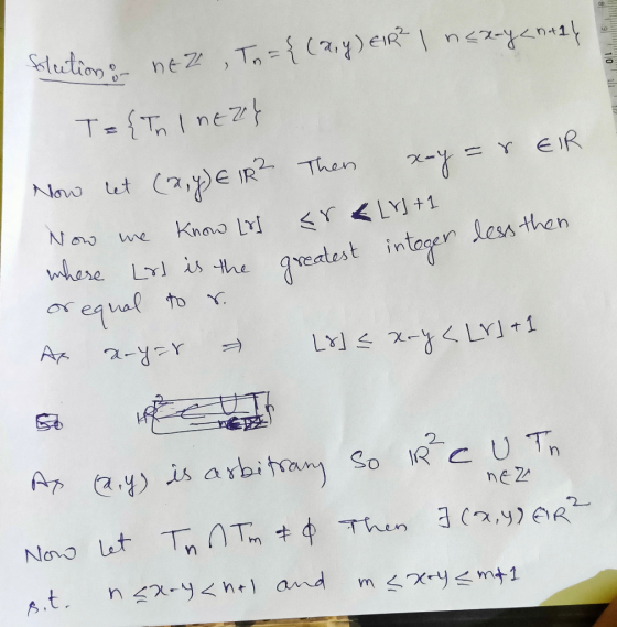 8 9 10 solution & nez, To={(any) EIR? I nez-yently 11 12 T= {Tn I NETY EIR Then xayr <r <LI +1 greatest dess then Now let (2,