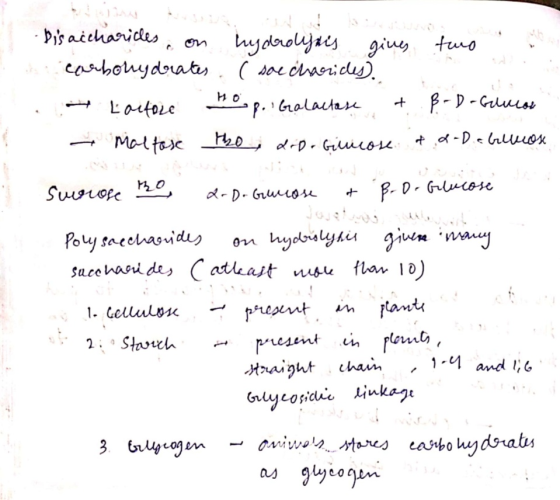 bisaccharides on hydrolijais gives two carborydrates. ( soccharides. .: Lactose topor Galactase + ß - D - Glucos - malfose th