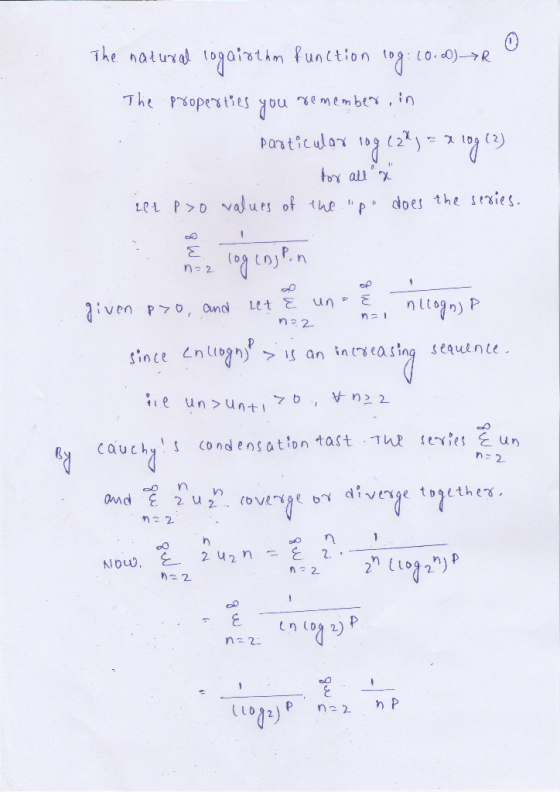 The natural logairthm function log: 20.00)-7R The properties you remember, in particular rog (38) = x 10g (2) for all x the