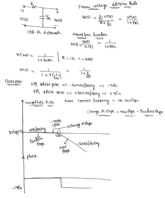 From voltage devision Rule 4 + Vi (8) Elec Vols) Vols) vill) Rtbc vf8) ITSRC. clt a sdanath. transfer function Vols) HLS) = V
