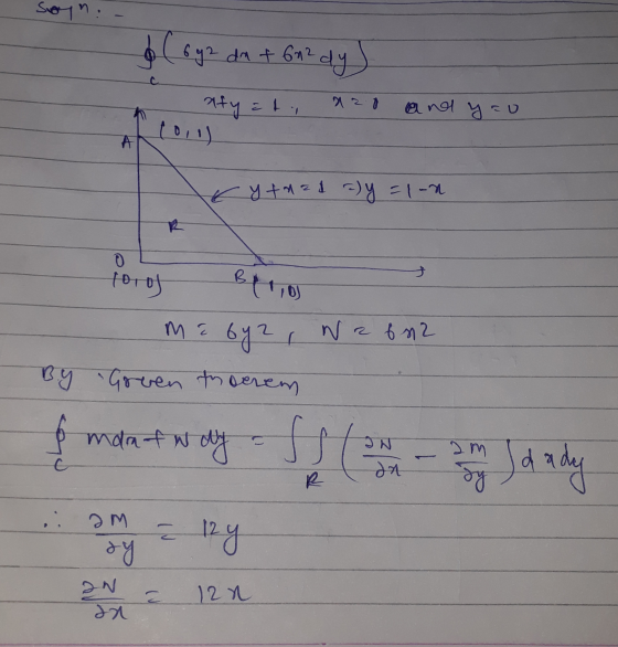Soon: bloya dm + 6n2 dy c afy it., and you Cytnad ay = 1-2 0 f for of Bero me by by 2 , Nr 2 6 n 2 By Green to devem make mda