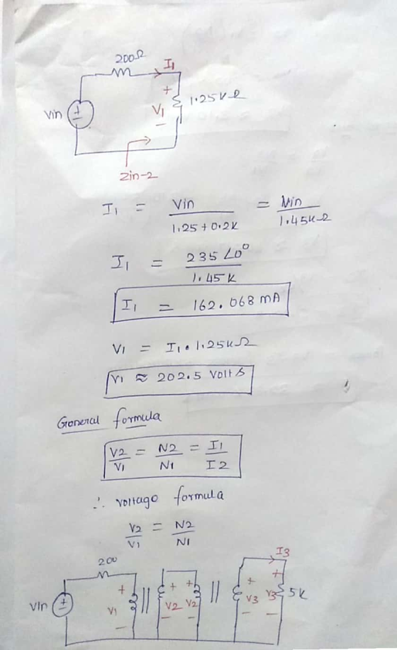 2008 II m 1.2542 vin zin- Vin = min 1.4542 1.25 +0.22 I = 235 20° 1. 45k I 162,068 MA VI Iso 1.25u2 n20 2.5 Volts General for