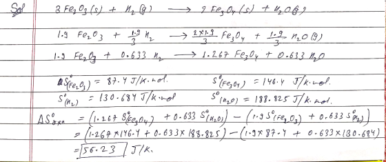 3 FC, Oz (8) + He ca 5 2 EB Qyte) t 4069 log Fe2O3 + H 241.92 Fe₃Oy + Legno (9) lag FC₂ Oz + 0.633 1 1.267 Fe₂Oy + 0.633 10 A