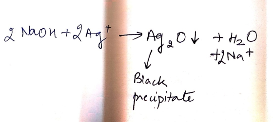 +,0 +2Na+ И + AT -> Лано ✓ Black precipitate