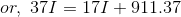 or, 371 = 171 +911.37