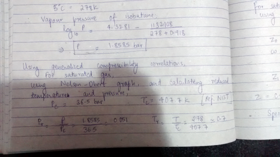sat sobutane USiw 4. 32 8 1132103 28+0.1 Zo -8585 bar Foy saturated gas calalatenaT usi u re 06.5 bar Pe {8535 一 0.051 f36 5