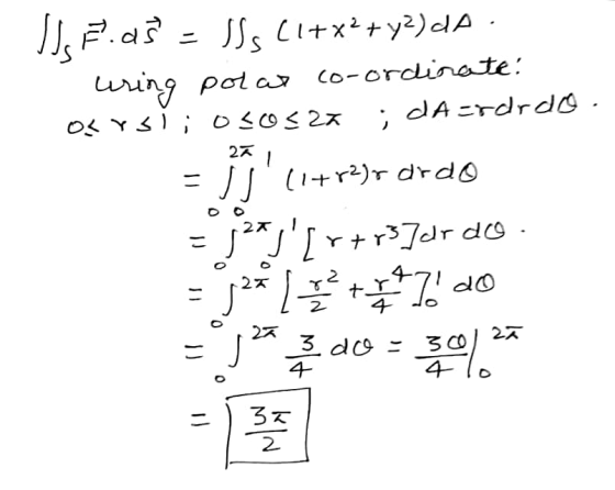 جمه. ولا - SSS (1+x2 + y2) JA. uring polas co-ordinate: oursiiososza ; dAerdrdo. 27 VI. (1+r2)r drdo = 1**)[r+r33drdo j2x [