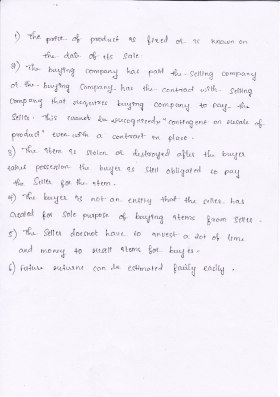 the prec paodutt porce.. the date. ok,,ts Sale a) Th baying company has pad t- Celtng compan beutng Compan. has th contrect t