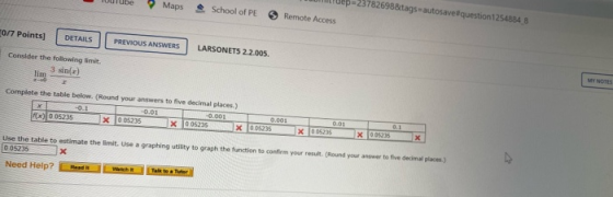 Maps School of PE -237826988ctagsautosave#question 12548848 Remote Access 2017 Points) DETAILS PREVIOUS ANSWERS LARSONETS 2.2
