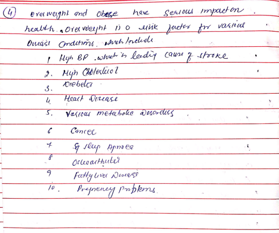 4 impact on for various stroke . . overweight and Obece hare serious health..ores weght Do misk facter Disease Cmdihis, which