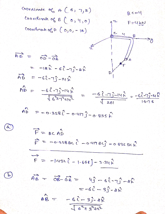 Be=4 Coordinate of AC 6, 7,2) conodinute of B C 0, 4,0) Coordinate of (0o, 18) n F-UKN B sy A A opo Flex @ -6-7-all -62-79 ar