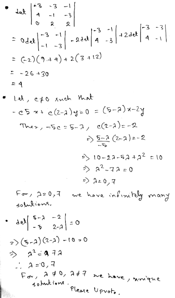 1-3 -3 -11 = 6-2)(9.44) + 2( 3 +12) : -26 +30 24 • Let, efo such that - e5 x + c(2-2) y = 0 =(5-2)x-2y Ther, a5c=5.2, e(2-2)=