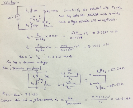a b jo 0 100S So Vas is thevenin age R2 a lo ament detected by ohlrano me忾, 구0 galvanonete