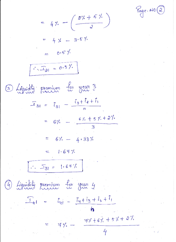 Page. No @ - 4% - ( 2% +5%. ) = 4% - 3.57 2 01554 s -0087 © Liquidity permis for you . Isi = isi - ist let is = 6% - 67 +5%+