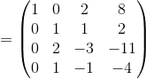 10 2 81 01 1 2 02-3 -11 01 -1 -4/