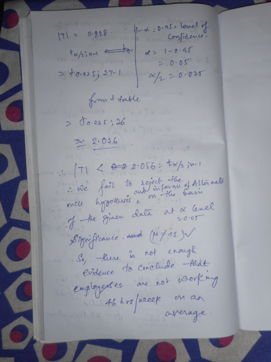 Iti a 0.928. 11-2-0-95- level of o mo y o Confidence. ta/gnt for a 1-0.95 20.05 sto.025; 27-) 2 20.025 from t table do.025, 2