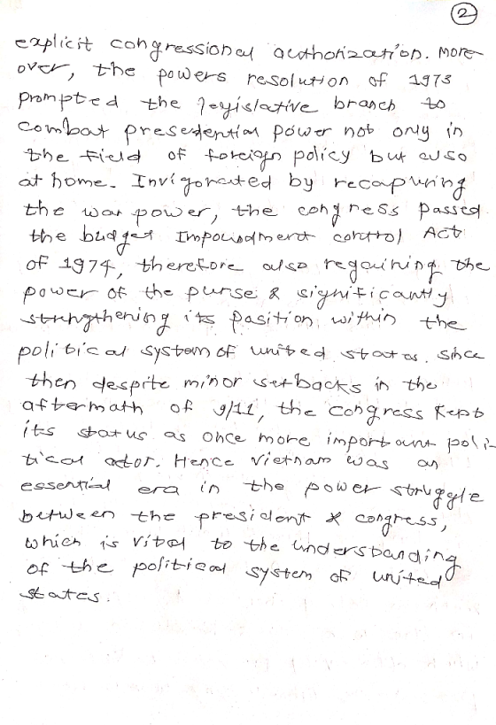 explicit congressionen Gesthorization. More over, the powers resolution of 1973 prompted the legislative branch to combat pre