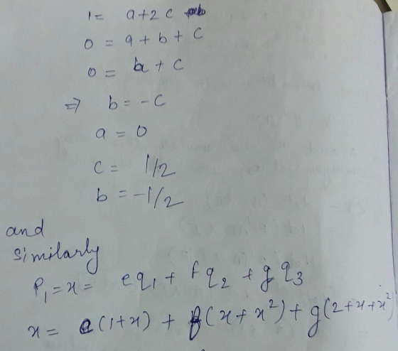 I 9+2 c follo o = a + b + c o late > b=-C a=0 C = 1/2 b=-1/2 and similar P = = edit Faq & J 23 = a (174) + f ( x + ²) + g (2