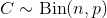 C \sim \textup{Bin}(n,p)