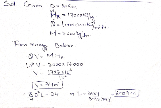 sel Giv liven D- Joom fr=17000k/kg oook/m3 ho g = 10000ooks M=2000 kg/ho. From energy Balonce. Ov=MH 10V- 2000x 17000 V = 17X