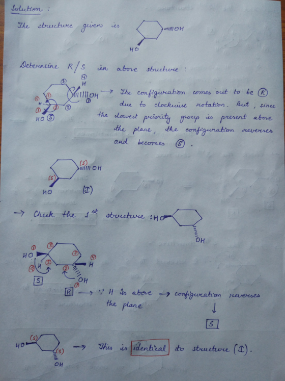 ue structure, guen us H o illllon → the configuraton comes out to be ® due to clockise otahon. But, tinde the dwest pciordty
