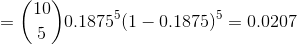 (9) 10 5 10.187571 -0.1875) = 0.0207