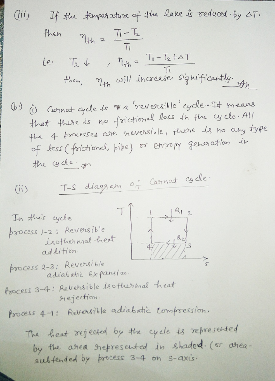 TL th tempoh aturcofHu·Lake Gii! reduced by AT then Ti-T2. Ti than, γ,thoo jll increase. Significantly. (b) a crer ersit le