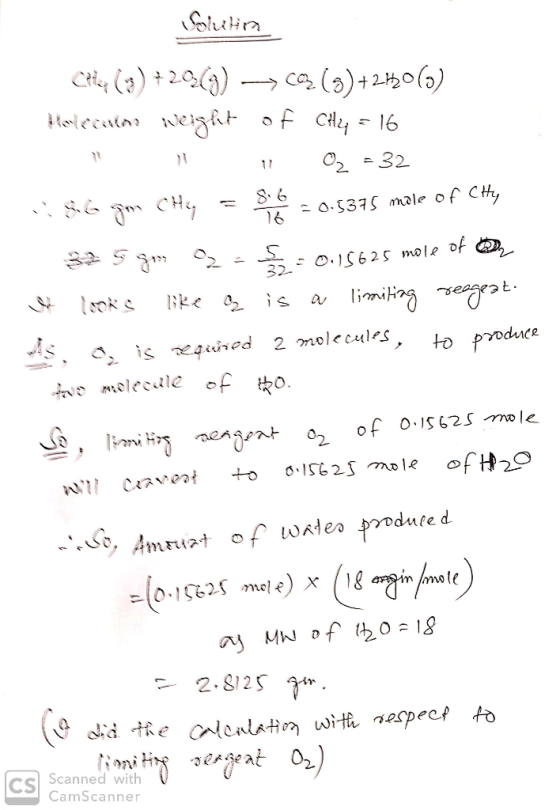 Solutira Cher (3) +20,43) -> (3)+2530() Henkeeruling weight of Chey = 16 1 1 1 O2 = 32 • Sở Y CH = $ = 0. 375 male of C#, 325