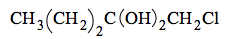 CH3(CH2),C(OH)2CH2C1