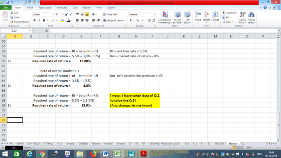 ke - Microsoft Excel (Product Activation Failed) Add-Ins View - 2x Dr Wrap Text General st Fat Merge Center $ % , .0 .00 Inse