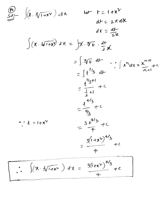P6 54.357 3/1+4) de Solf- let taltar dt = 21 dk da= dl zu IX S(X. 21+x) dx = Jx. 3 t. It Es 3/5 at nti xdxzx to nel dt Ests