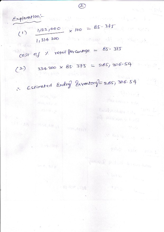 aration l 314 2oo Cstimated Endir? 2,