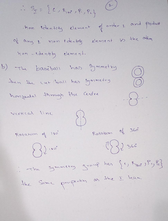 .: S = {e, RPP ♡ non identity element of order 2 and product of any & non & dentits element is the other non – udentity eleme