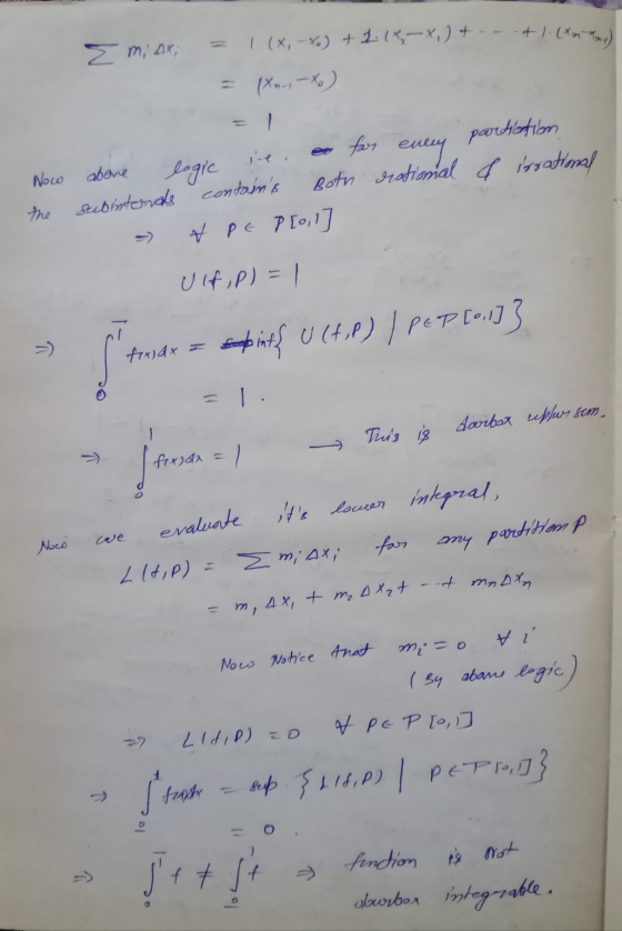 miar; = = 1 (x,-Xo) + 1. 18 - x) + - - -+ 1. (Antal (xn--X) far encey rational parention & irrational Now the abone logic ir