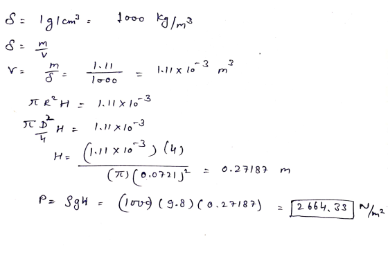 S: Iglamo 1000 kg/m² S: m my 3 m ? r = Elo Hixlo m ܘܘܗܐ -3 T D HE TR²H = linalo Ilx10-3 प x 103 (4) (T) (0.072152 Pz Sgh (lou